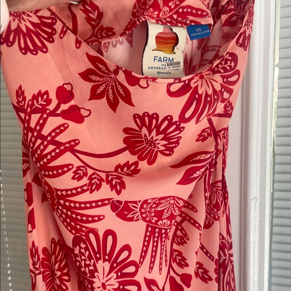 Farm Rio Flowelful Birds maxi skirt size XS